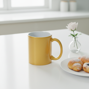 Tazas de Cerámica con Purpurina para Sublimación, Blancas, para Té con Leche, Café, Bebidas, <span class=keywords><strong>Taza</strong></span> de Porcelana de 11 oz, 330 ml - Product Image 1