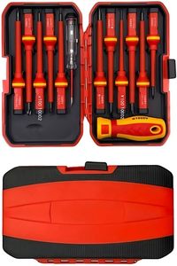 ชุดไขควงฉนวนกันความร้อนสำหรับงานอุตสาหกรรม ปลายแม่เหล็ก หัว Torx Phillips แบบแบน พร้อมกระเป๋า 13 ชิ้น สำหรับงาน DIY  OEM ปรับแต่งได้ - Product Image 2