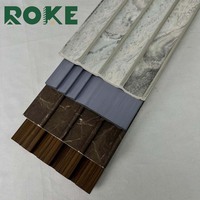 ROKE Papan Dinding PS Berkualitas Tinggi dengan Insulasi Panas untuk Dinding Interior Mudah Dipasang Desain Modern
