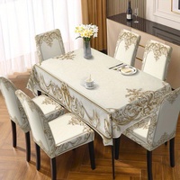 Housse de chaise de salle à manger Kongyu Home Textiles en Spandex extensible, motif floral baroque, élastique universelle, vente en gros