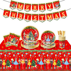 Juego <span class=keywords><strong>de</strong></span> vajilla <span class=keywords><strong>de</strong></span> Navidad DAMAI <span class=keywords><strong>Cascanueces</strong></span> y <span class=keywords><strong>Hada</strong></span> <span class=keywords><strong>de</strong></span> ciruela <span class=keywords><strong>de</strong></span> azúcar TEMA <span class=keywords><strong>DE</strong></span> Navidad plato <span class=keywords><strong>de</strong></span> papel desechable para Navidad - Product Image 2