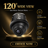 Cámara de Visión Trasera HD CCD para Auto, Sistema de Sensor de Estacionamiento con Retroceso, Gran Angular de 120 Grados, DC12V Universal