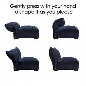 Canapé Modulaire Moderne Cloud, Ensemble de Canapés pour Salon, Style Bouclé de Luxe, Tissu Chenille, Canapé Pétale avec Rembourrage en Duvet - Product Image 6