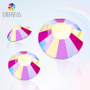 Nâng cấp chất lượng phẳng trở lại kính quang học sửa chữa nóng Rhinestone Màu <span class=keywords><strong>AB</strong></span> & lớp phủ truyền nhiệt strass Bling đá quý Jewel Bead - Product Image 3