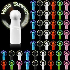 Ventilador LED Personalizado con Mensaje de Texto, Luz Promocional para Halloween, Acción de Gracias, Año Nuevo y Festividades, Ecológico y de Alta Calidad - Product Image 1