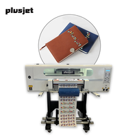 Plusjet imprimante d'étiquettes autocollantes pour bouteilles A2 de haute précision imprimante DTF rouleau à rouleau plastifieuse automatique impression imprimante d'étiquettes à cristaux