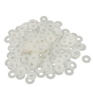 Arandela Plana Aislante de Nylon Jiafei M2 2.5 Blanca con Orificio Pasante para Aplicaciones de Bajo Voltaje - Product Image 3