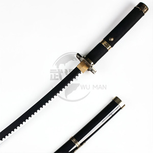 Espada de Madera Estilo Tres Espadas de Roronoa Zoro, Katana Samurái No Afilada, para Cosplay y Colección - Product Image 5