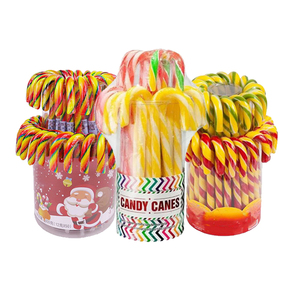 Halal bán buôn tùy chỉnh cá nhân nhãn giáng sinh Kẹo cứng mía Lollipop - Product Image 2