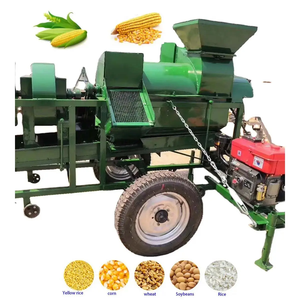 Grande batteuse électrique manuelle multifonctionnelle Ji pour la maison Maïs Soja Sorgho <span class=keywords><strong>Millet</strong></span> Blé Riz Moteur Core - Product Image 1