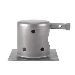 Parrilla de pellets eléctrica para exteriores, olla de fuego de Metal para máquina de barbacoa <span class=keywords><strong>Traeger</strong></span>, accesorio para acampar, preparar tu carbón - Product Image 2