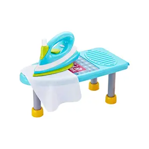 Kids Toy Ironing Board Set Housekeeping Pretend Play Cleaning Toy Washer Laundry Play set