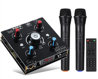 Kit de amplificador de potencia digital de karaoke de grabación inalámbrica coaxial óptico HD ARC decodificación sin pérdidas Bluetooth en vivo