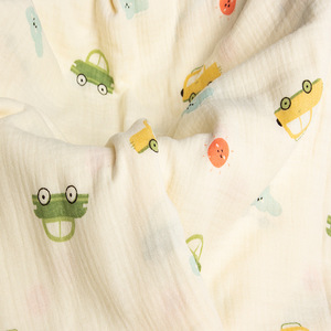 <span class=keywords><strong>Tissu</strong></span> en coton pur à bulles, crêpe double couche, résistant à l'abrasion, motif animal, <span class=keywords><strong>tissu</strong></span> lourd pour maternité et nourrisson - Product Image 4