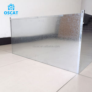 Jaulas y jaulas para perros apilables sin OSCAT, jaula de transporte para perros grande XXL grande de acero inoxidable, jaula para perreras de Metal - Product Image 5