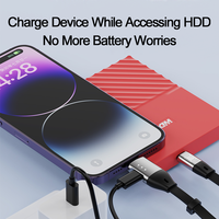 Cable de Carga 3 en 1 Tipo-C de 8 Pines TPE, Carga Rápida Simultánea, Transferencia de Datos de Alta Velocidad para Teléfono Móvil IOS, Computadora Portátil, PC, Cámara