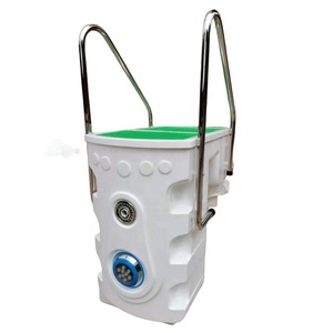 Filtre de <span class=keywords><strong>piscine</strong></span> mural en acier inoxydable, main courante antidérapante, <span class=keywords><strong>buse</strong></span> de jet, lumière LED, débit de 20m³/h, pour <span class=keywords><strong>piscine</strong></span> de 5m - Product Image 1