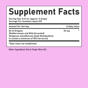 Aceite de Orégano Líquido de Alta Calidad al por Mayor, Contiene 34 mg de Aceite de Orégano, Mejora la Vitalidad y la Resistencia - Product Image 2