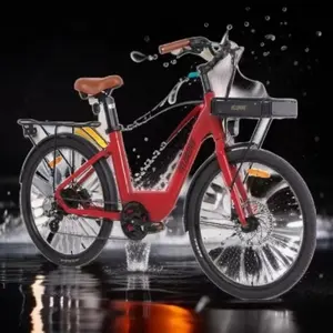 26-inch 48V350W High-carbon Steel Mountain Bike Electric Power Sports City 3 Ground Bike