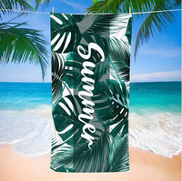 GEOMETRY Spring Beach Towels Quick Dry Microfiber Cloth Summer Dish Towels Drying Premium Abstract Pattern Swimming Bath Towel