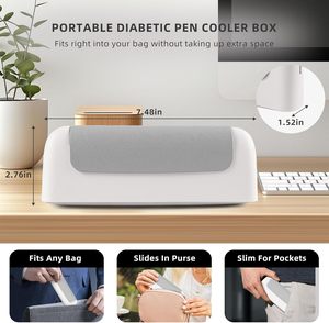 Nevera Portátil <span class=keywords><strong>para</strong></span> <span class=keywords><strong>Insulina</strong></span> a <span class=keywords><strong>Precio</strong></span> <span class=keywords><strong>de</strong></span> Fábrica, Caja Refrigeradora con Batería y Alarma Inteligente, Aprobada por Ferrocarriles <span class=keywords><strong>para</strong></span> Viajes y Hoteles - Product Image 2