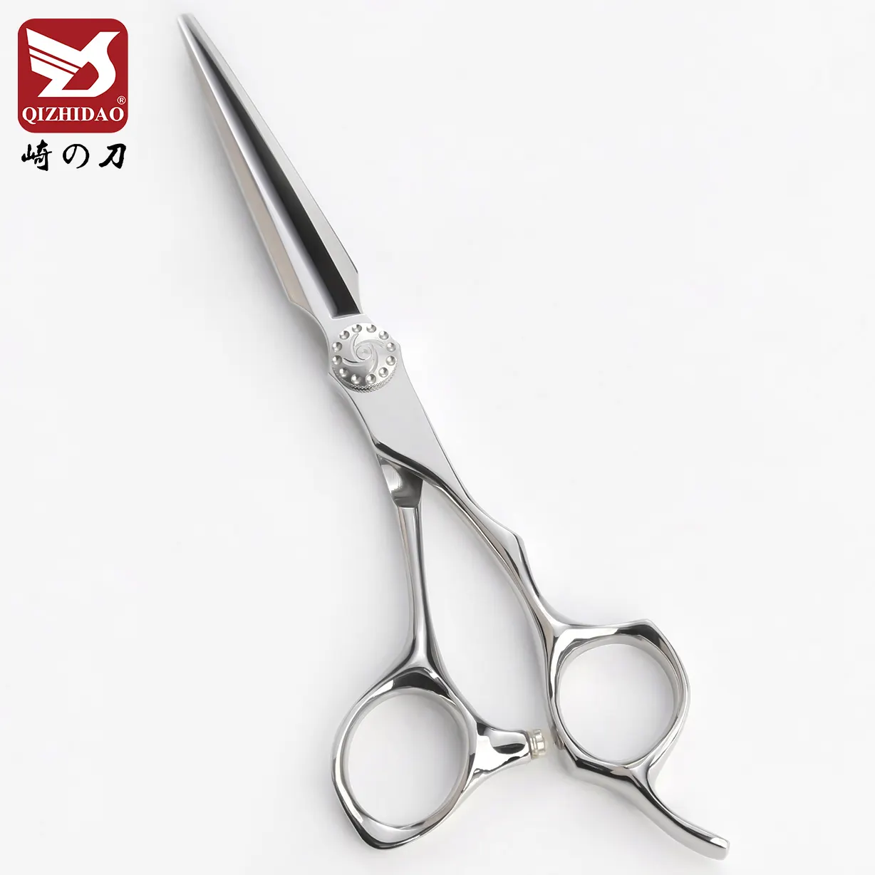 Tesoura profissional japonesa 440c de 6 polegadas, para corte de cabelo, com lâmina de espada, para barbeiro