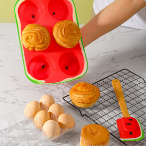 Food Grade New Arrival Bread Mold Creative <strong>Unique</strong> Watermelon Design <strong>Silicone</strong> <strong>Baking</strong> Cake Molds Silicon <strong>Spatula</strong> <strong>Baking</strong> tools