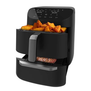 <span class=keywords><strong>Friteuse</strong></span> à air numérique à double couche de 11L, conception verticale carrée à <span class=keywords><strong>2</strong></span> paniers pour réchauffer et déshydrater l'huile de cuisson - Product Image 5