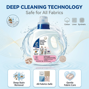 Detersivo liquido con formula brevettata e tecnologia enzimatica tedesca che rimuove l'odore corporeo, l'odore di urina, il sudore e l'odore di fumo. - Product Image 6