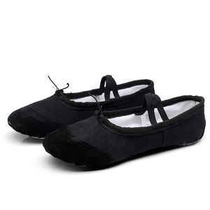 Zapatillas <span class=keywords><strong>de</strong></span> Ballet profesionales personalizadas, zapatillas <span class=keywords><strong>de</strong></span> Ballet transpirables con diseño <span class=keywords><strong>de</strong></span> puntera <span class=keywords><strong>de</strong></span> lona duradera para mujeres y niñas - Product Image 3
