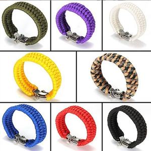 Hebilla de ajuste de aleación para exteriores Pulsera de supervivencia de cuerda de paraguas con grillete en forma de U multifunción - Product Image 3