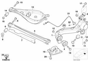 Aluminium Ajustable Kit de bras de camber arrière pour BMW E46 E36 X3 E83 Z4 E85 E86 E89 – Bras de suspension à rotule en caoutchouc pour alignement personnalisé - Product Image 5