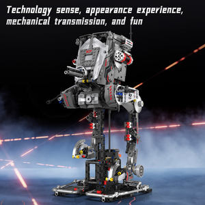 1223 Piezas Eléctrico <span class=keywords><strong>Star</strong></span> Empire Walking War Mecha, Sets de Bloques de Construcción ABS Ensamblables, Juguete de Montaje Modelo K96241 - Product Image 3