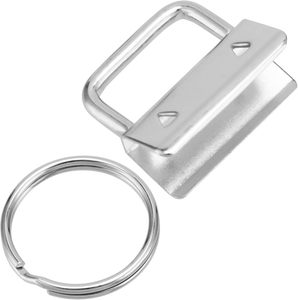 HOZEON Pcs Inch <b>Key</b> Fob Hardware With <b>Key</b> <b>Rings</b> Metal <b>Key</b> Chain Fob Wristlet Bulk <b>Key</b> Lanyard For <b>Key</b> Chain Making <b>Bags</b> Hand Cra - Product Image 5