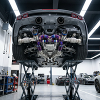 Pipa Knalpot Titanium Alloy Catted Downpipe dan Catback untuk Ferrari SF90 3.9T 2020-