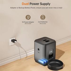 Automatic <strong>Slow</strong> Food Pet <strong>Feeder</strong> 2L Timed Button-Control <strong>Cat</strong> Dog Dispenser - Product Image 4