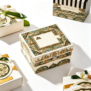Stylish Printed Gift <b>Box</b> Unique Pattern Paper <b>Box</b> For Festival Celebration Surprise Gift <b>Pack</b> - Product Image 4