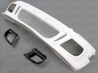 Pare-chocs avant en fibre de verre avec cache pour feux antibrouillard pour BMW Mini Cooper S R56 R57 2006-2013, mise à niveau au style D Ag