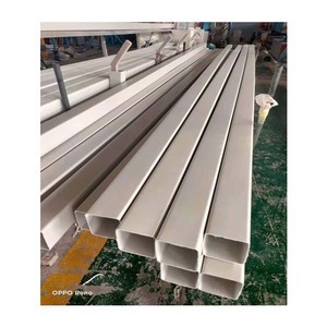 Tuyau carré en <span class=keywords><strong>PVC</strong></span> pour système hydroponique NFT, canal de drainage - Product Image 6