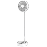ADYSS P1000 Mini ventilateurs debout de bureau rotatifs pliants d'été électriques USB Rechargeable télescopique Sublimation blancs voiture