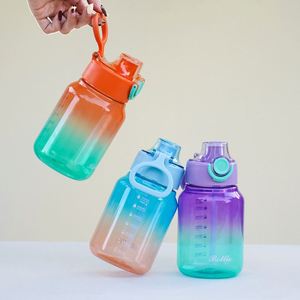 New Hot Selling High Appearance Plastic Water Cup Outdoor Sports Large Capacity <b>Straw</b> Water Cup Portable Plastic Water <b>Bottle</b> - Product Image 2
