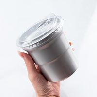 Tasse à bière cola jetable en aluminium métal de couleur avec logo personnalisé tasse recyclable en aluminium pour fête de camping en plein air boisson froide