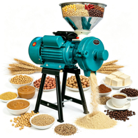 Moulin à grains multifonction électrique pour céréales humides et sèches, broyeur de farine pour le maïs, le soja, l'arachide, le blé, les épices et la préparation du lait de soja