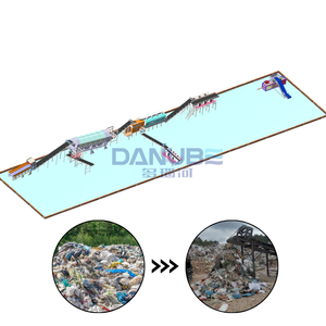 Ligne de tri des déchets avec une capacité de 150 mètres cubes par heure, traitement de matériaux mixtes - Product Image 1