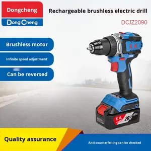 Taladro eléctrico inalámbrico <span class=keywords><strong>de</strong></span> 20V con paquete <span class=keywords><strong>de</strong></span> batería dual <span class=keywords><strong>de</strong></span> 2.0Ah, mandril <span class=keywords><strong>de</strong></span> 1/2 pulgada, 19+1 ajustes <span class=keywords><strong>de</strong></span> torque, tipo compacto, ideal para bricolaje y reparaciones en el hogar, ideal como regalo. - Product Image 5