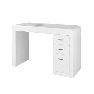 Manicure Tafel Nagel Tafel Hoge Kwaliteit Single Moderne Goedkope Salon Meubels Aanpasbare Nagels Bureau