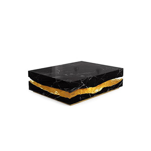 Mesa de Centro de Acero Inoxidable Cuadrada Creativa de Alta Gama para Sala de Estar Moderna Italiana con Función de Almacenamiento - Product Image 6