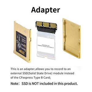 Zitay cfexpress Type B Card TO NVMe M.2 2230 SSD ADAPTER เข้ากันได้กับ Ni Kon Z6 Z7 Z8 Z9 CA Non RC R5 R5C PANA Sonic GH6 S1H - Product Image 2