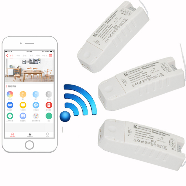 High Power Led Light Power With Plastic case and Wifi Dimmable LED Driver 600mA Wifi Led Driver bluetooth Remote Control