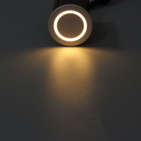 Applique murale à anneau LED 3W unique Corps en aluminium de style écorce monté encastré pour escaliers Appliques murales au design unique
